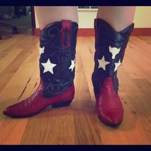 The Leather Collection fancy Cowgirl Boots